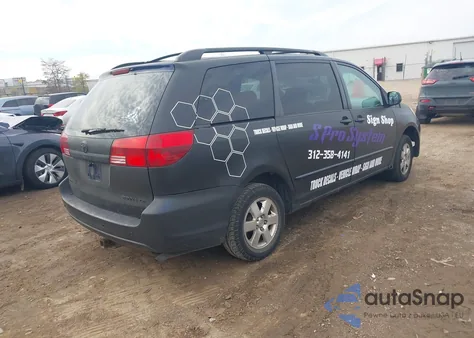 2005 Toyota Sienna Le z USA, uszkodzony, nr VIN 5TDZA23C55S337760